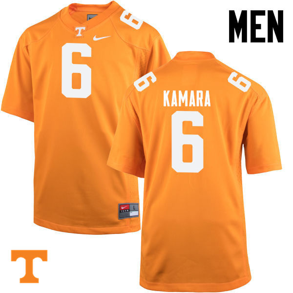 Men #6 Alvin Kamara Tennessee Volunteers College Football Jerseys-Orange - Click Image to Close